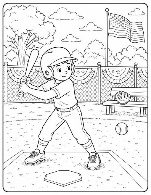 Fourth Of July 013 Summer Baseball