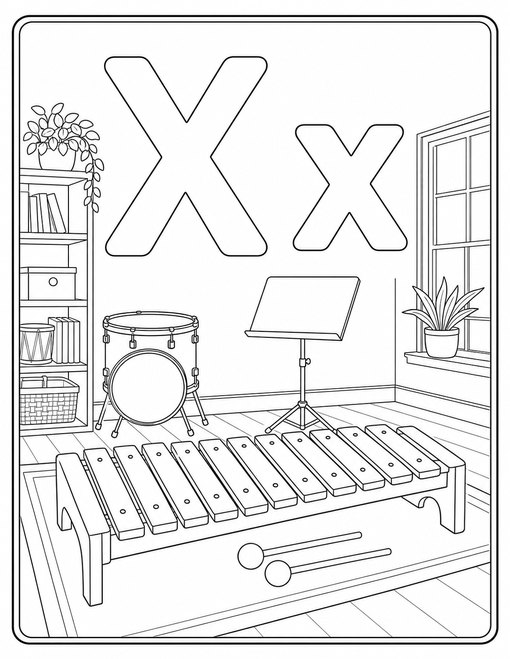 X Xylophone