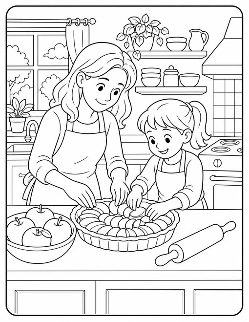 Apple Pie Baking