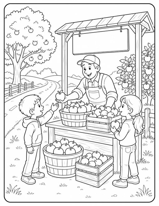 Apple Market Stand