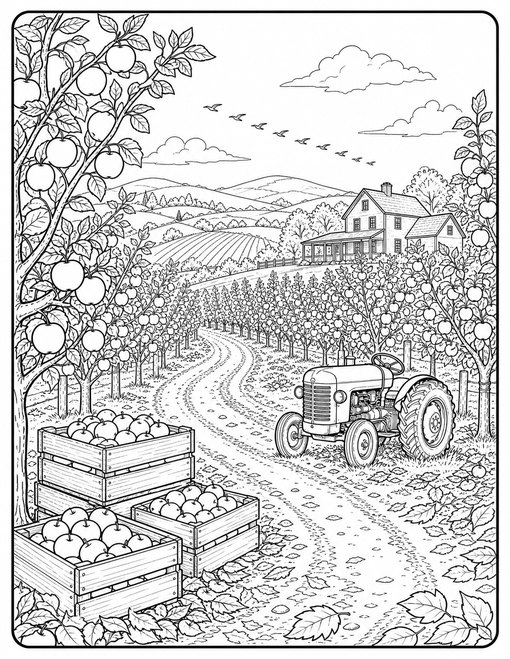 Orchard In Autumn