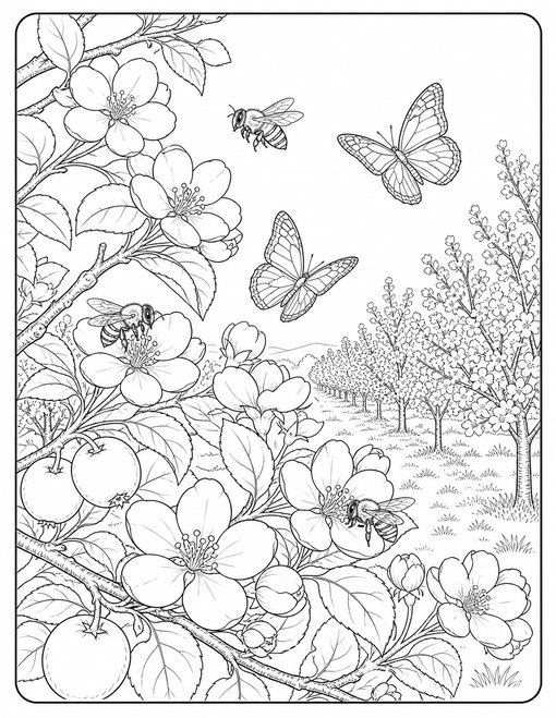 Apple Blossom Pollinators