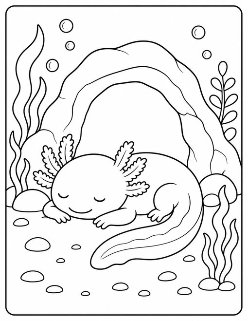 Sleepy Axolotl Cave