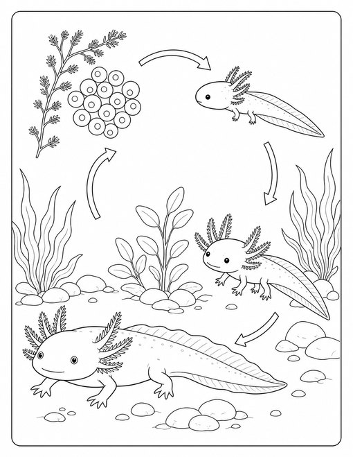 Axolotl Life Cycle
