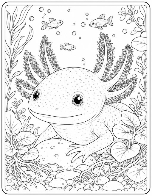 Axolotl Closeup