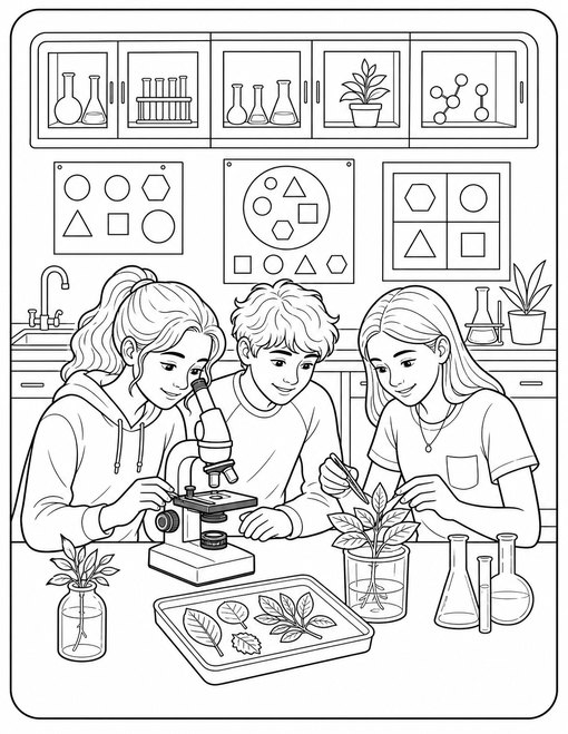 Back To School 015 School Laboratory Project