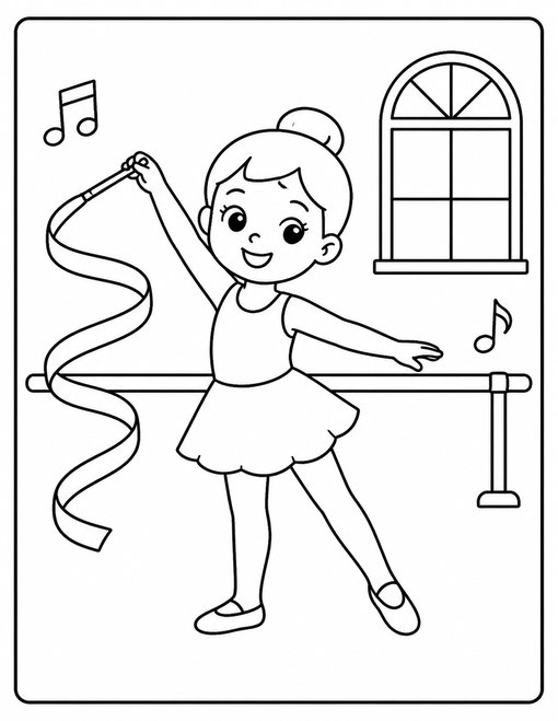 Ballet Ribbon Dance