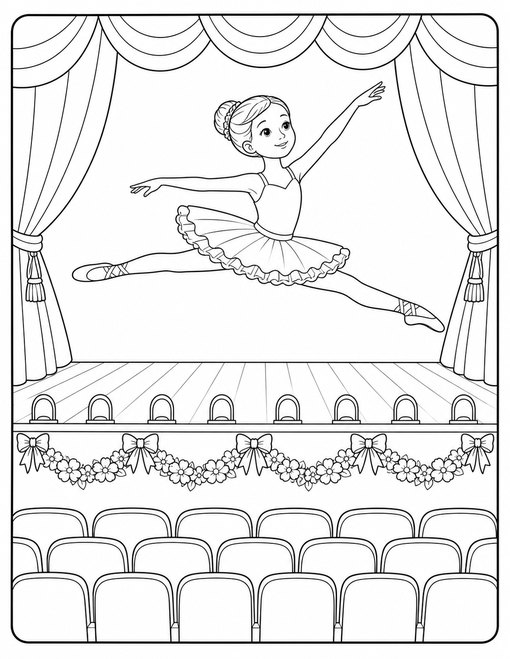 Ballerina Stage Leap
