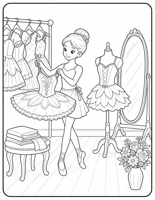 Ballerina Costume Fitting