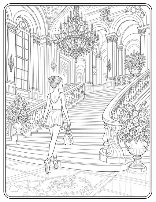 Ballerina Theater Staircase
