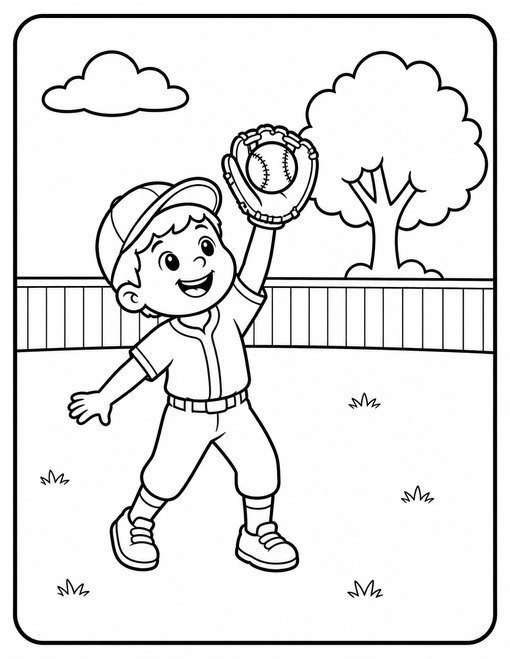 Player Catching Pop Fly
