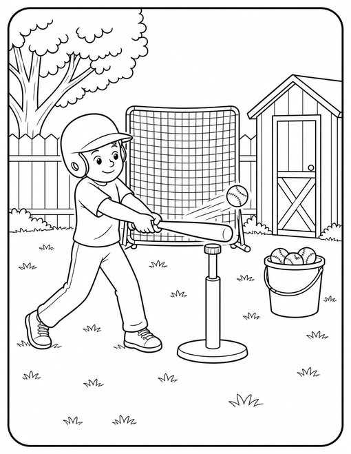 Backyard Batting Practice
