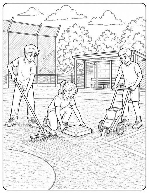 Ballpark Grounds Crew