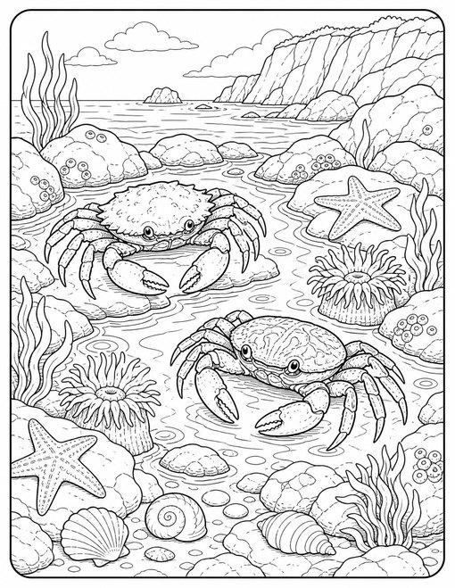 Rock Pool Crabs