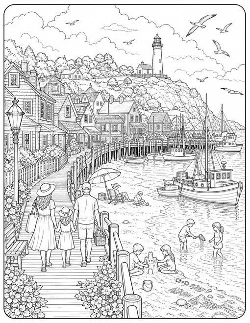 Historic Seaside Town