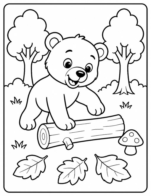Bear Cub Log
