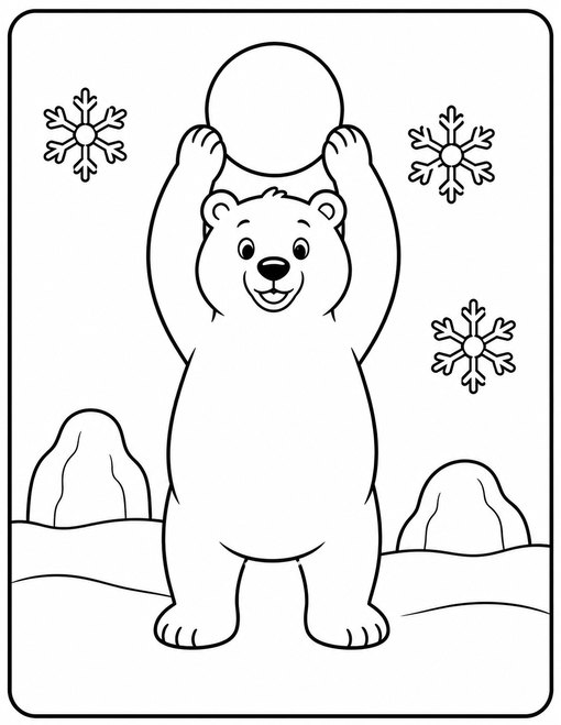 Polar Bear Snowball