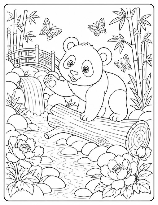 Panda Waterfall Play