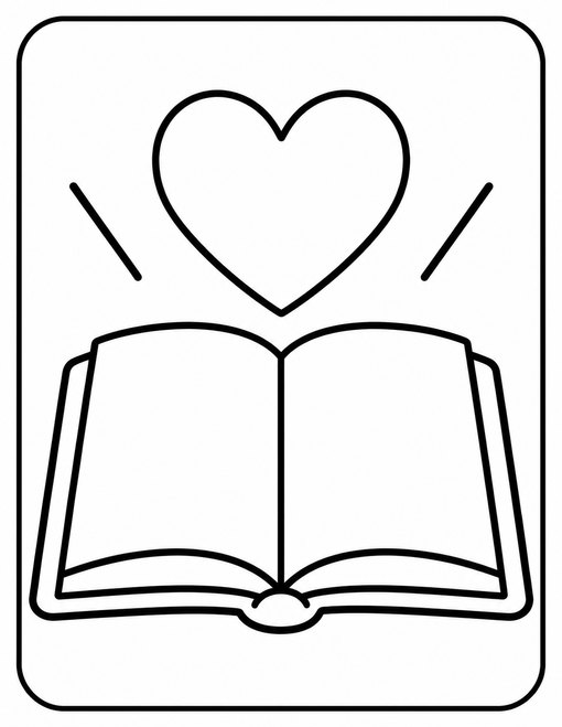 Open Bible And Heart