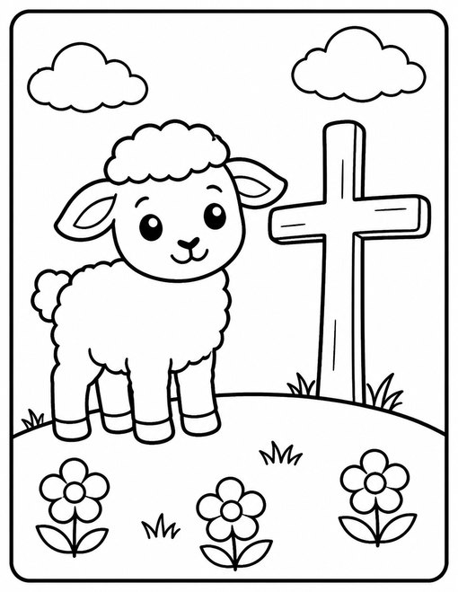 Little Lamb And Cross