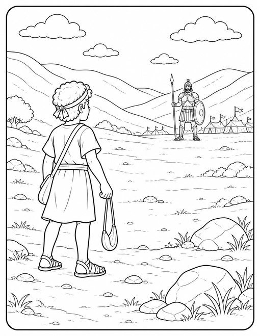 David Faces Goliath