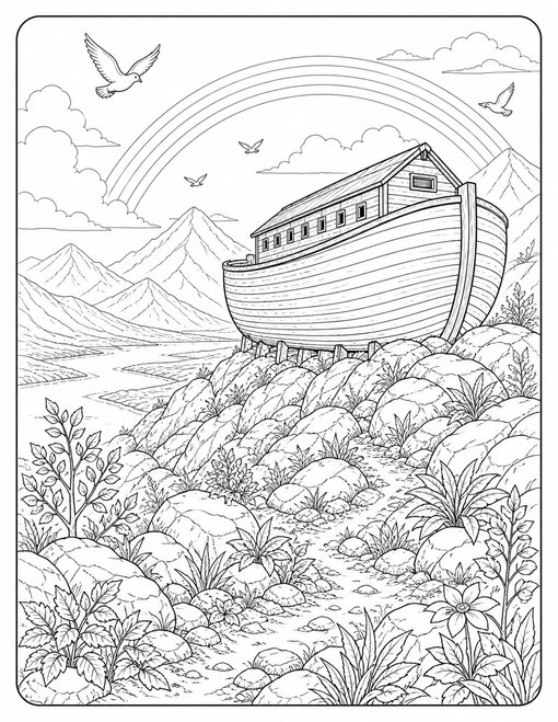 Ark On Mount Ararat
