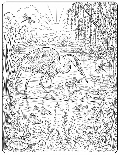 Heron Marsh Fishing