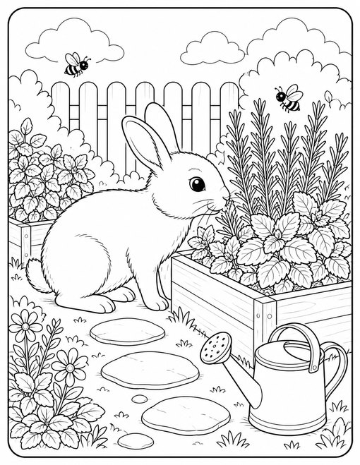 Bunny Herb Garden