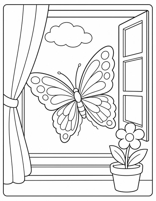 Butterfly Window Visit