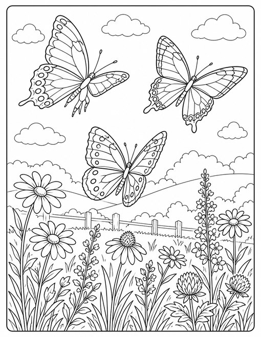 Wildflower Meadow Flight