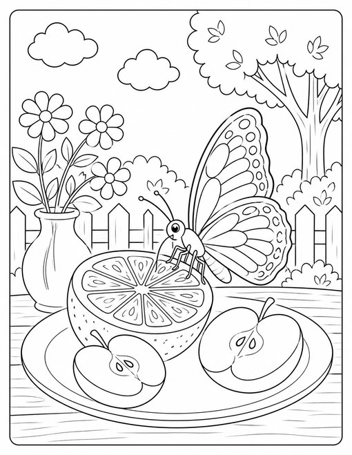 Butterfly Fruit Feast