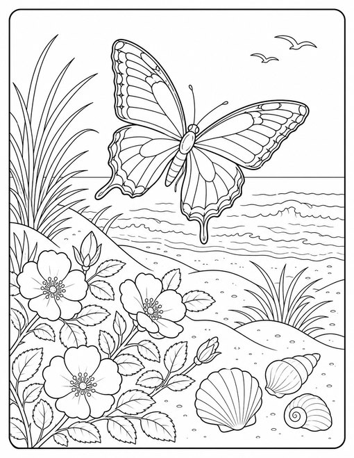 Coastal Dune Butterfly