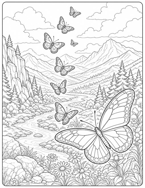 Butterfly Migration Valley