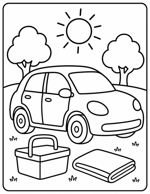 Family Car Picnic