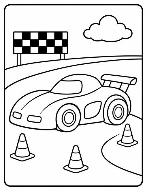 Simple Race Car