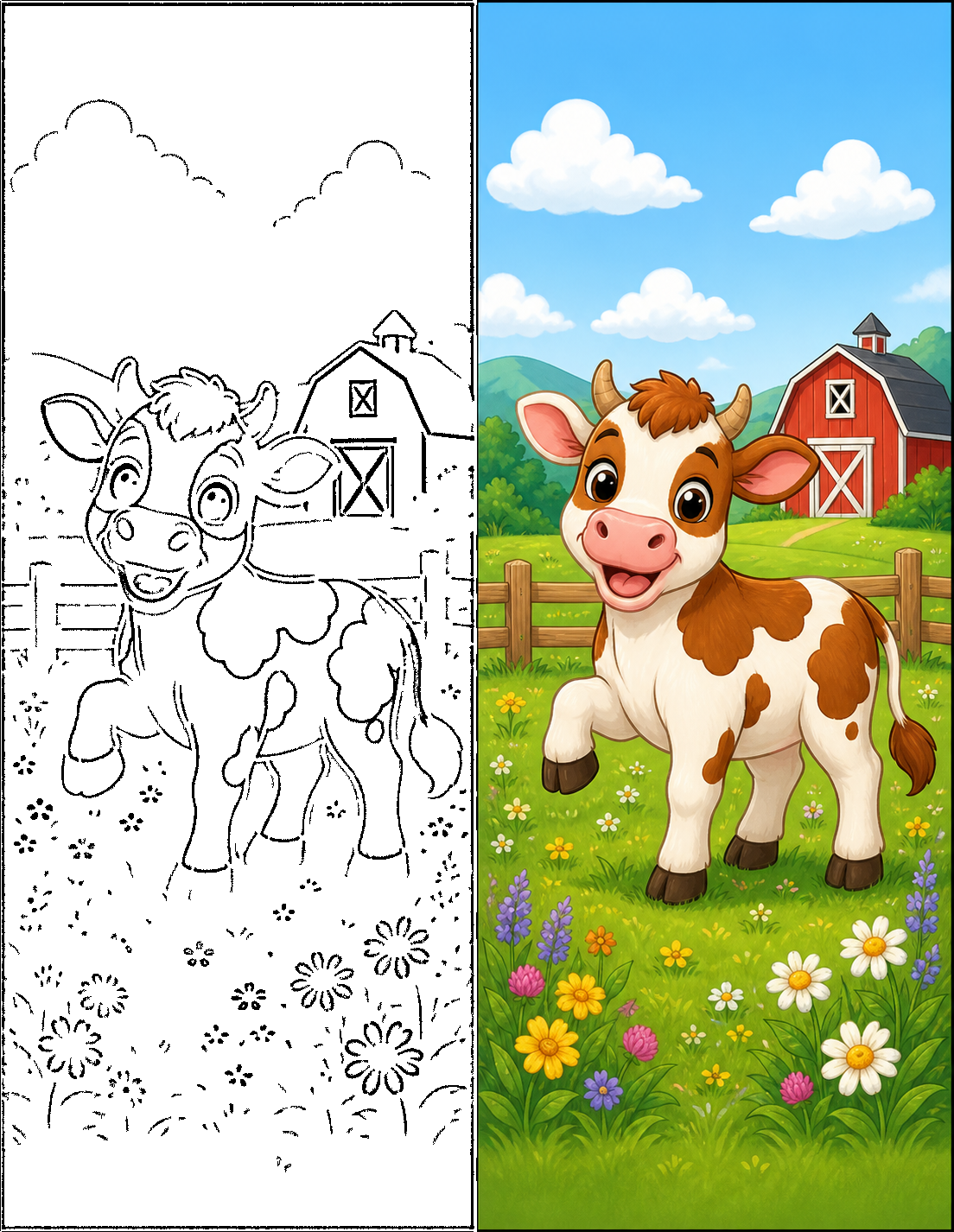 Cow Coloring Pages