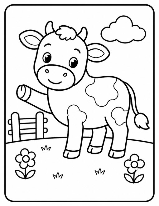 Friendly Cow Wave