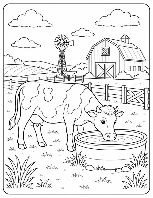 Cow Water Trough