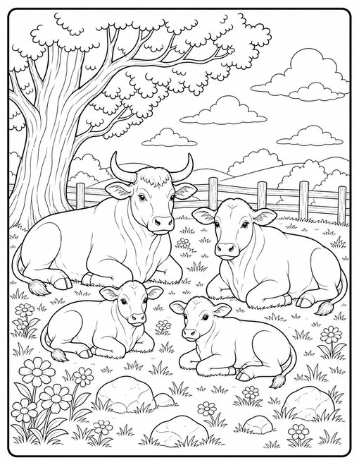 Cattle Family Rest
