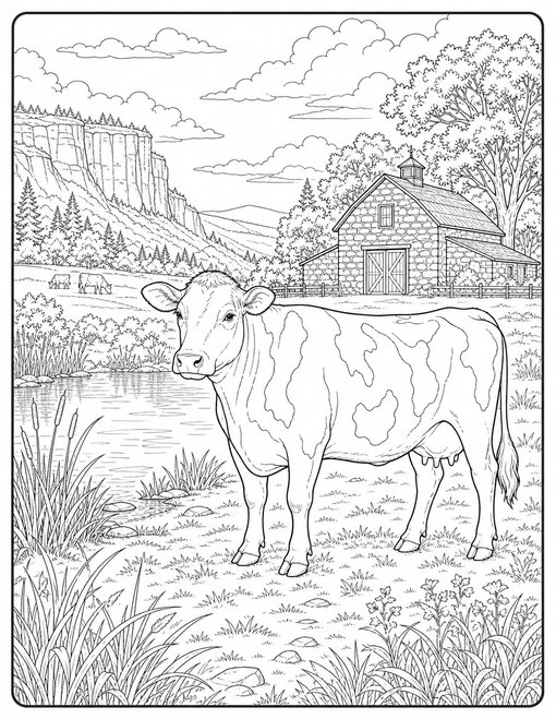 Cow Country Portrait