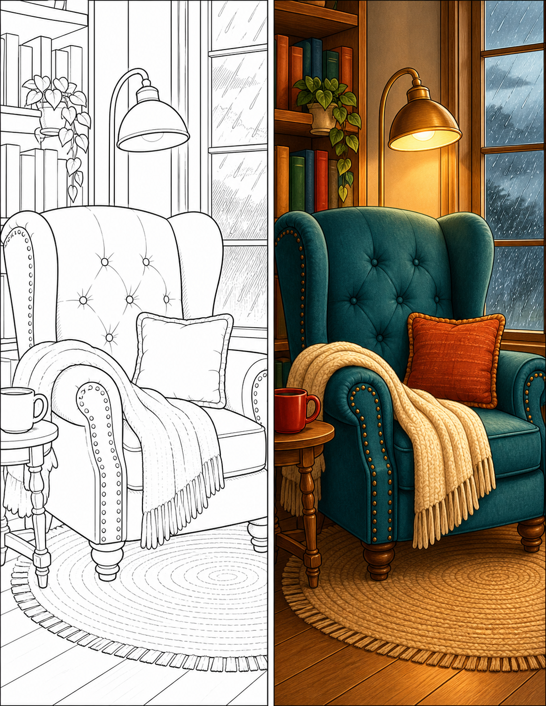 Cozy Coloring Pages