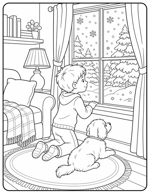 Snow Day Window