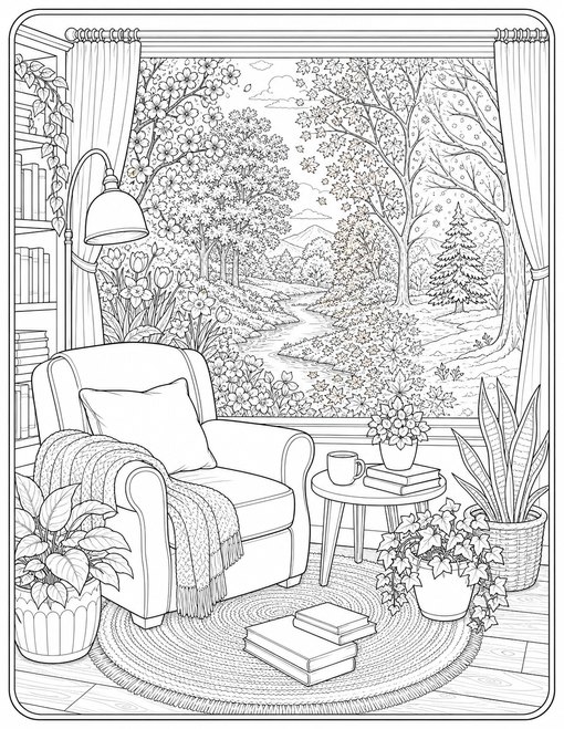Four Seasons Reading Nook