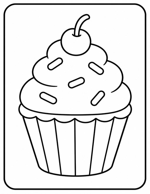 Big Swirled Cupcake