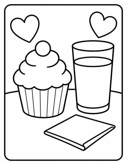 Cupcake And Milk