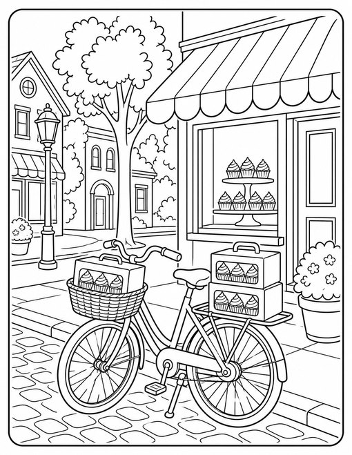 Cupcake Delivery Bike