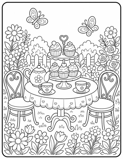 Garden Tea Cupcakes