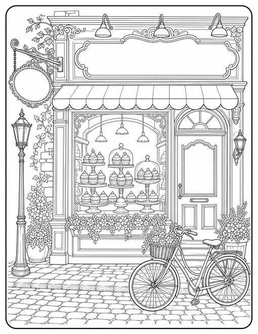 Vintage Bakery Window
