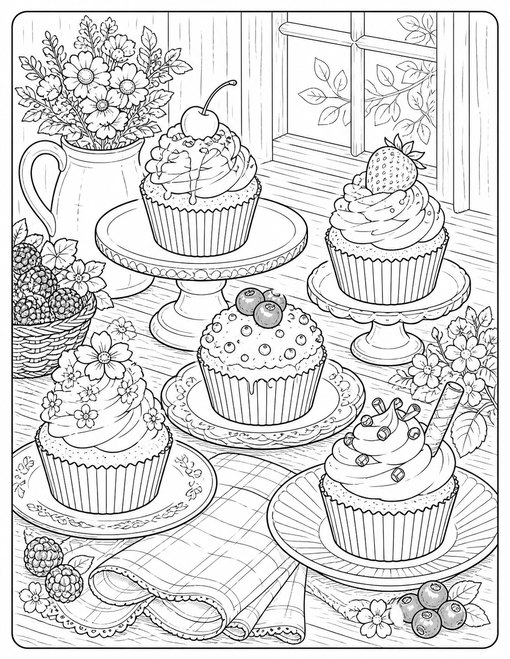 Cupcake Still Life