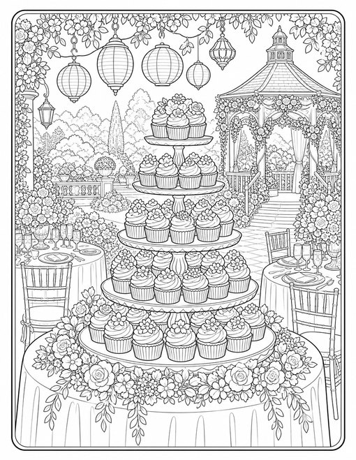 Wedding Cupcake Display